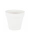 Serinova Pot Plastic White Cream 16x16x14.5cm.