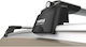 Turtle Roof Bars Aluminum Air2 (with Roof Rack Legs and Lock) Silver