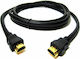Opticum Cable HDMI male - HDMI male 1.5m Μαύρο