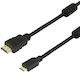 HDMI-Kabel Männlich - Mini-HDMI-Stecker 1,5m Schwarz