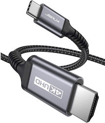 Jsaux 1000-42170101 HDMI-Stecker - HDMI-Stecker 2m Schwarz