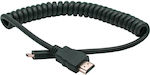 Caruba Cable HDMI male - HDMI male 1m Μαύρο