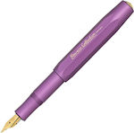 Kaweco Collection Vibrant Violet Writing Pen Broad Purple made of Aluminum with Blue Ink