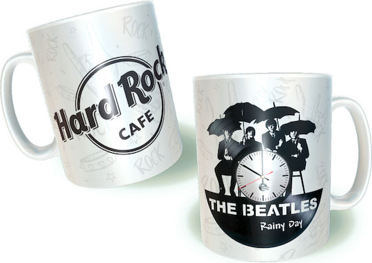 Rock Deal Beatles Hard Rock Cafe Κούπα Κεραμική Λευκή