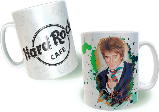 Rock Deal Rod Stewart Κούπα Κεραμική Λευκή
