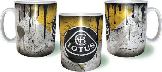 Rock Deal Lotus Κούπα Κεραμική Κίτρινη 325ml