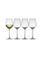 Lyngby Glass Set for White Wine made of Glass Stacked 380ml 4pcs