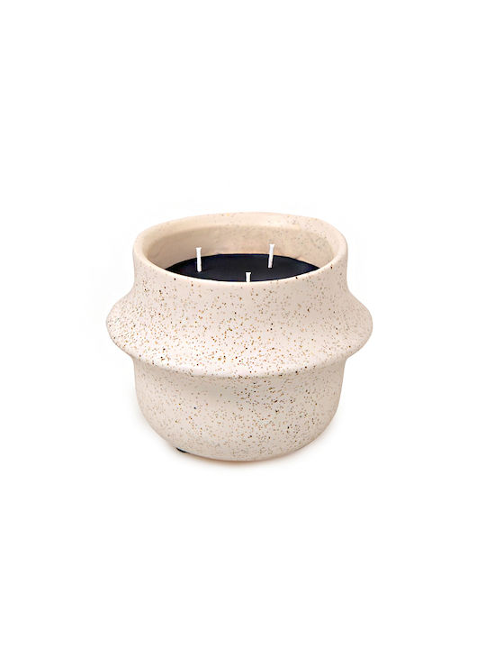 Scented Candle Jar Beige 1pcs