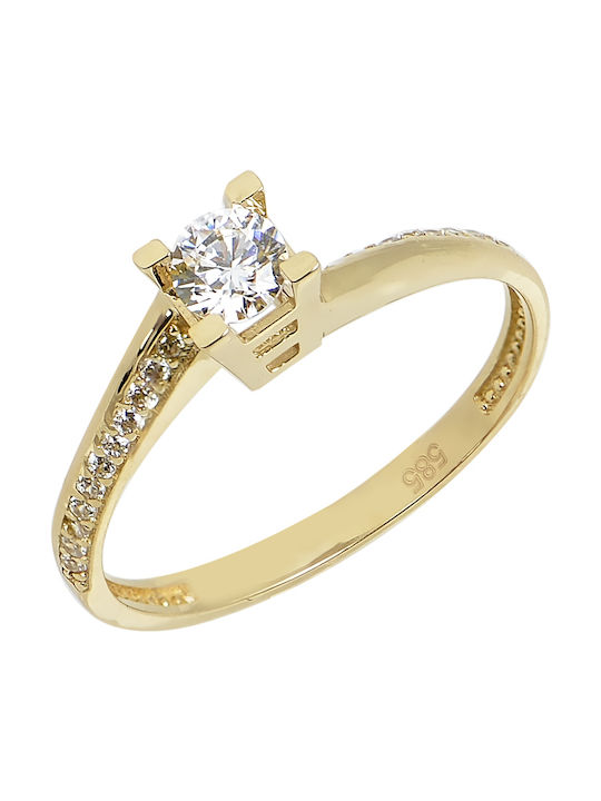 Single Stone from Gold 14K