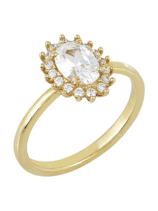 Single Stone from Gold 14K