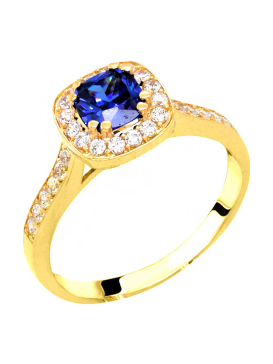 Single Stone from Gold 14K