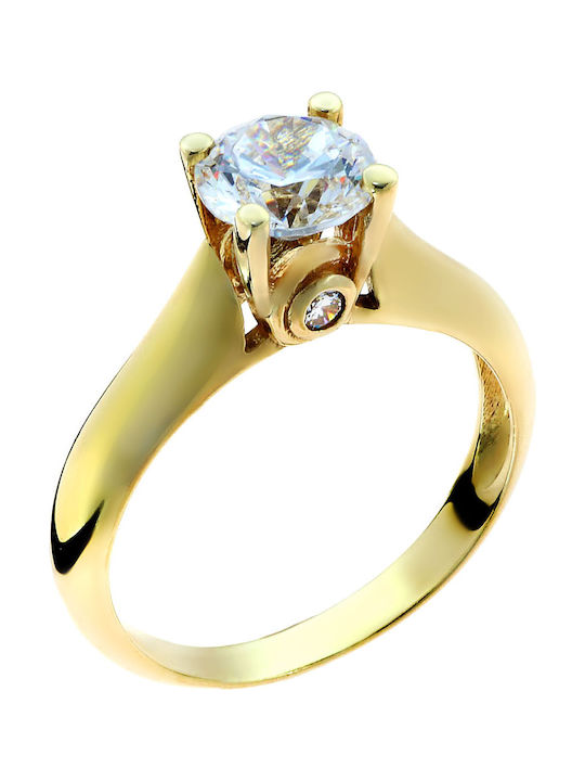 Single Stone from Gold 14K