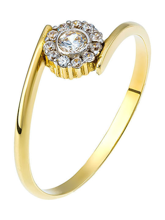 Single Stone from Gold 14K