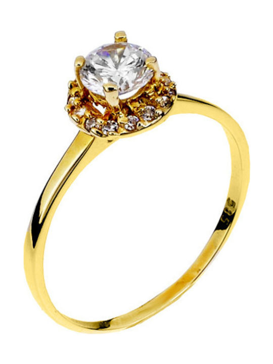 Single Stone from Gold 14K