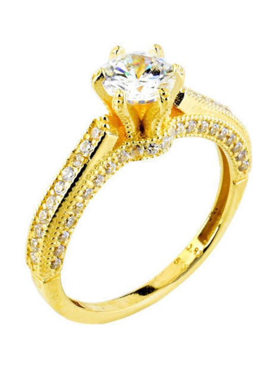 Single Stone from Gold 14K