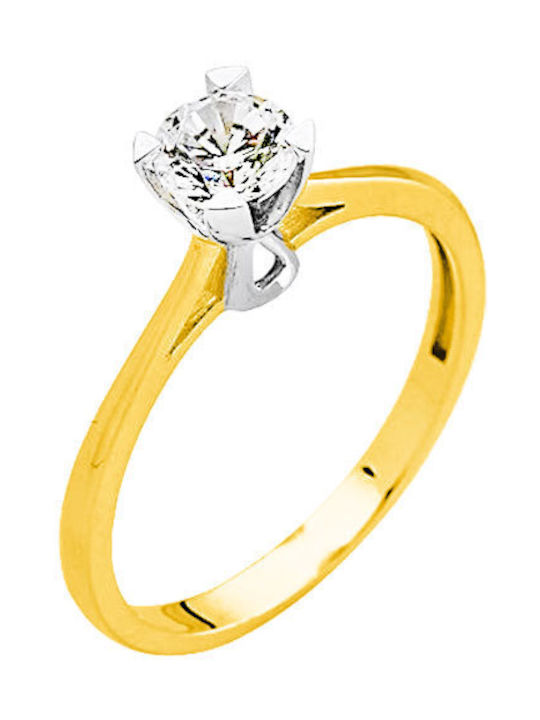 Single Stone from Gold 14K