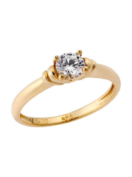 Single Stone from Gold 14K