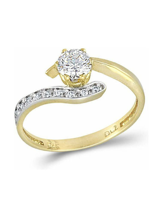 Paraxenies Single Stone from Gold 14K