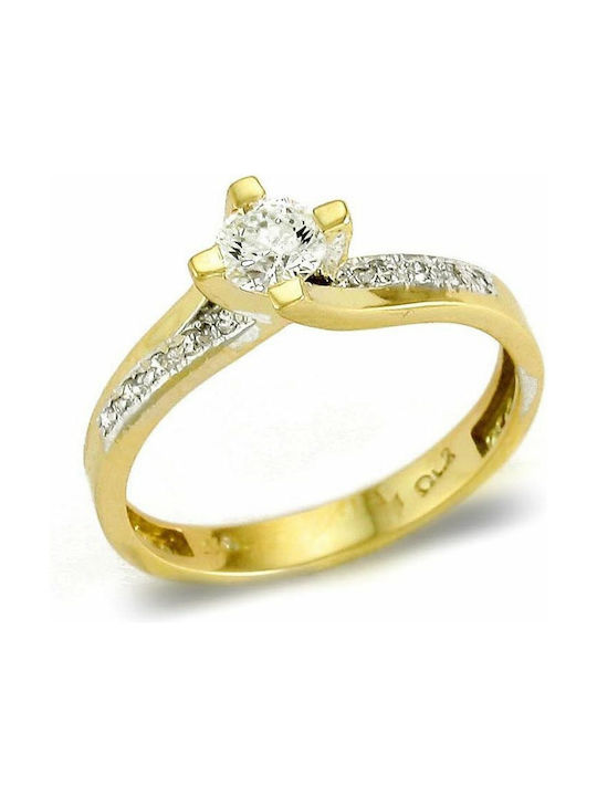 Paraxenies Single Stone from Gold 14K