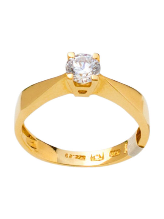 Kontopoulos Single Stone from Gold 14K