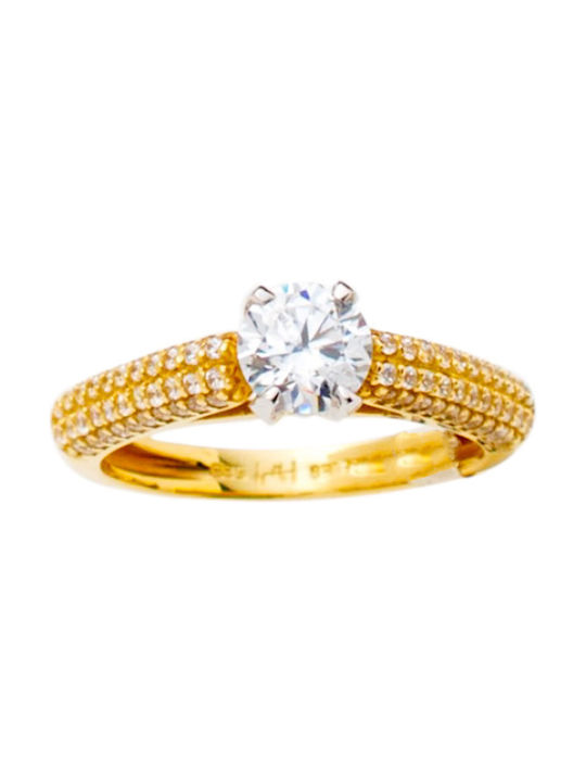 Kontopoulos Single Stone from Gold 14K