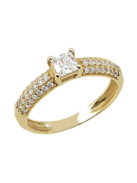 Savvidis Single Stone from Gold 14K