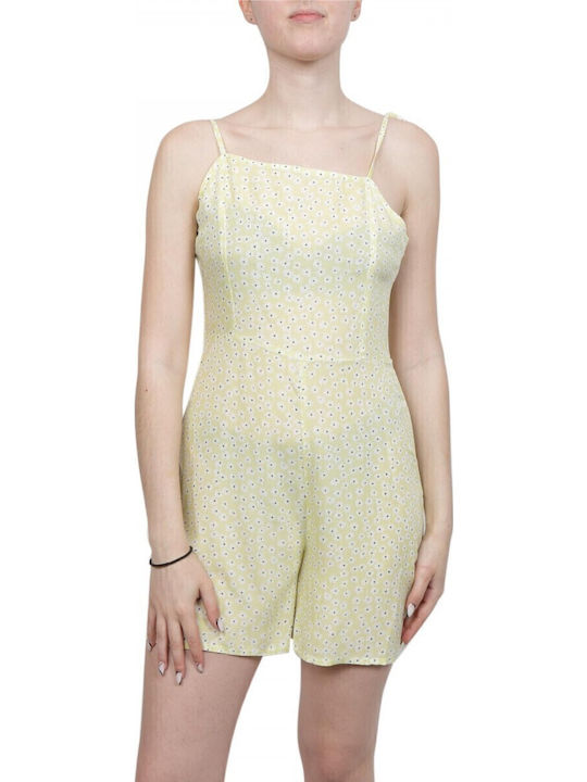 Tiffosi Floral Body Γυναικείο Ολόσωμο Σορτς Λευκό