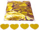 Konfetti in Form eines Herzens Gold 1kg 1Stück