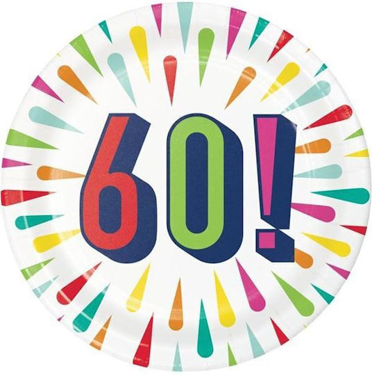 Creative Converting Birthday Πιάτο για Party 8τμχ