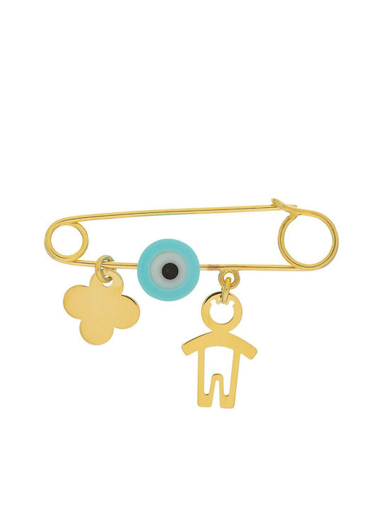 Vitopoulos Child Safety Pin Vitopoulos made of Gold 14K