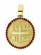 Chrilia Pendant Kids Talisman Konstantinato made of Gold 14K ME2239