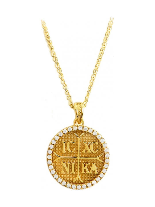 Art d or Pendant Constantine Coin Gold 9K