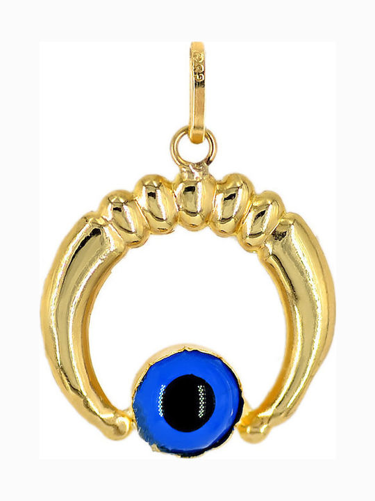 Tasoulis Jewellery Collection Μενταγιόν Παιδικό Φυλαχτό από Χρυσό 9K 9K509-4SPA