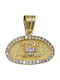 Roloi Kaliamanis Pendant Kids Talisman Konstantinato made of Gold 14K PM1167