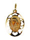 Roloi Kaliamanis Pendant Kids Talisman with the Virgin Mary made of Gold 14K PM1084