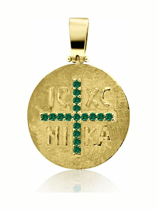 Chrilia Pendant Kids Talisman Konstantinato made of Gold 14K ME2105