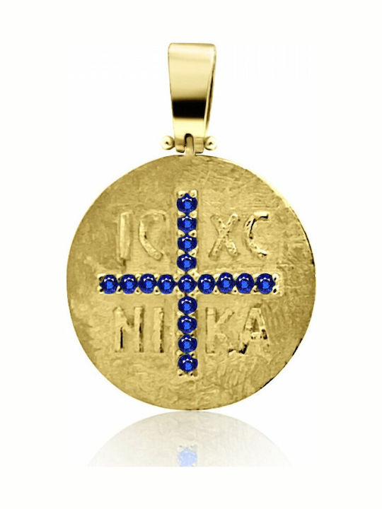 Chrilia Pendant Kids Talisman Konstantinato made of Gold 14K ME2234