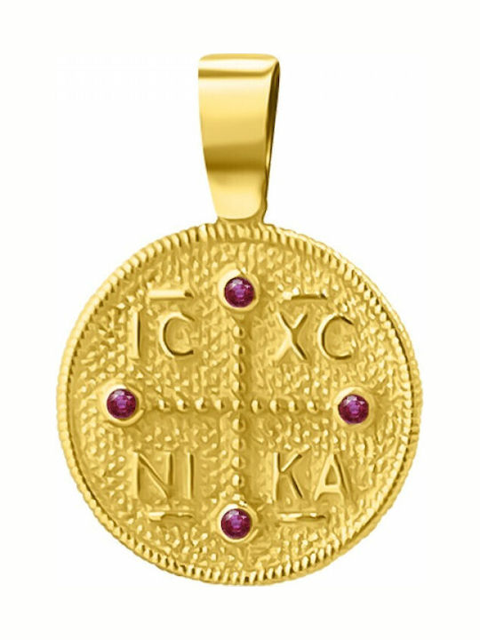 Chrilia Pendant Kids Talisman Konstantinato made of Gold 9K ME2246