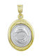 Pendant Kids Talisman Double Sided made of Gold 9K ZD243