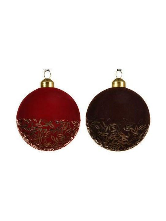 Christmas Metallic Ball Ornament 8cm