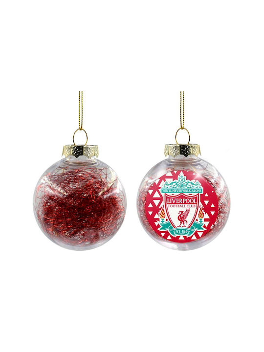 Ornament suspendat Glob Plastic Transparent 8buc