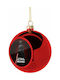 Darth Vader Hängendes Kugel Ornament Ornament Kunststoff Rot 8cm