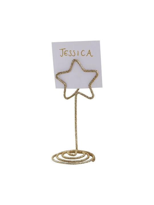 Ginger Ray Χριστουγεννιάτικο Placecard Μεταλλικό Αστέρια
