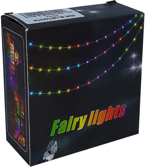 Λαμπάκια LED 20μ. RGB USB σε Σειρά