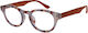 Clear View Clearview Reading Glasses +3.00 in Brown color 5201967198038