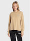 Damen Sweatshirt Beige