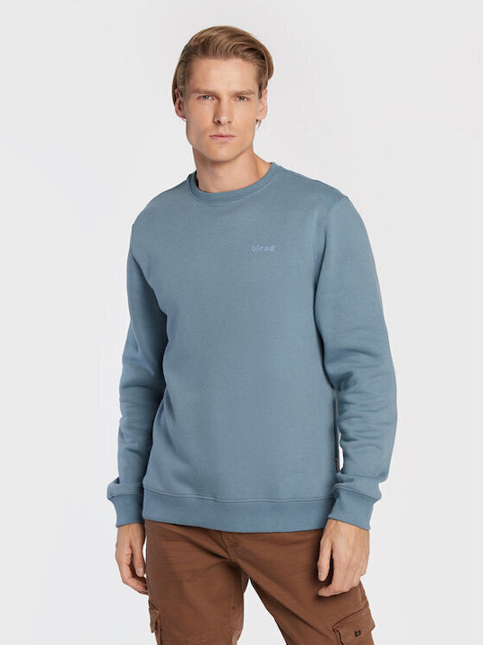 Blend Sweatshirt Fleece Blue