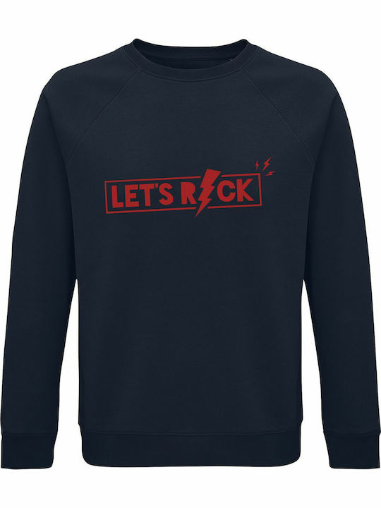 Let's ROCK Φούτερ Navy Μπλε