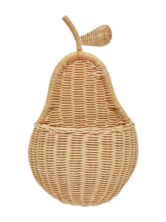 Wicker Decorative Basket 31x16x49cm OYOY