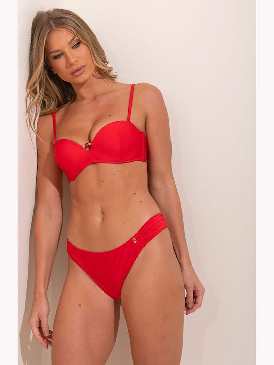 Bonatti Strapless Bikini Red